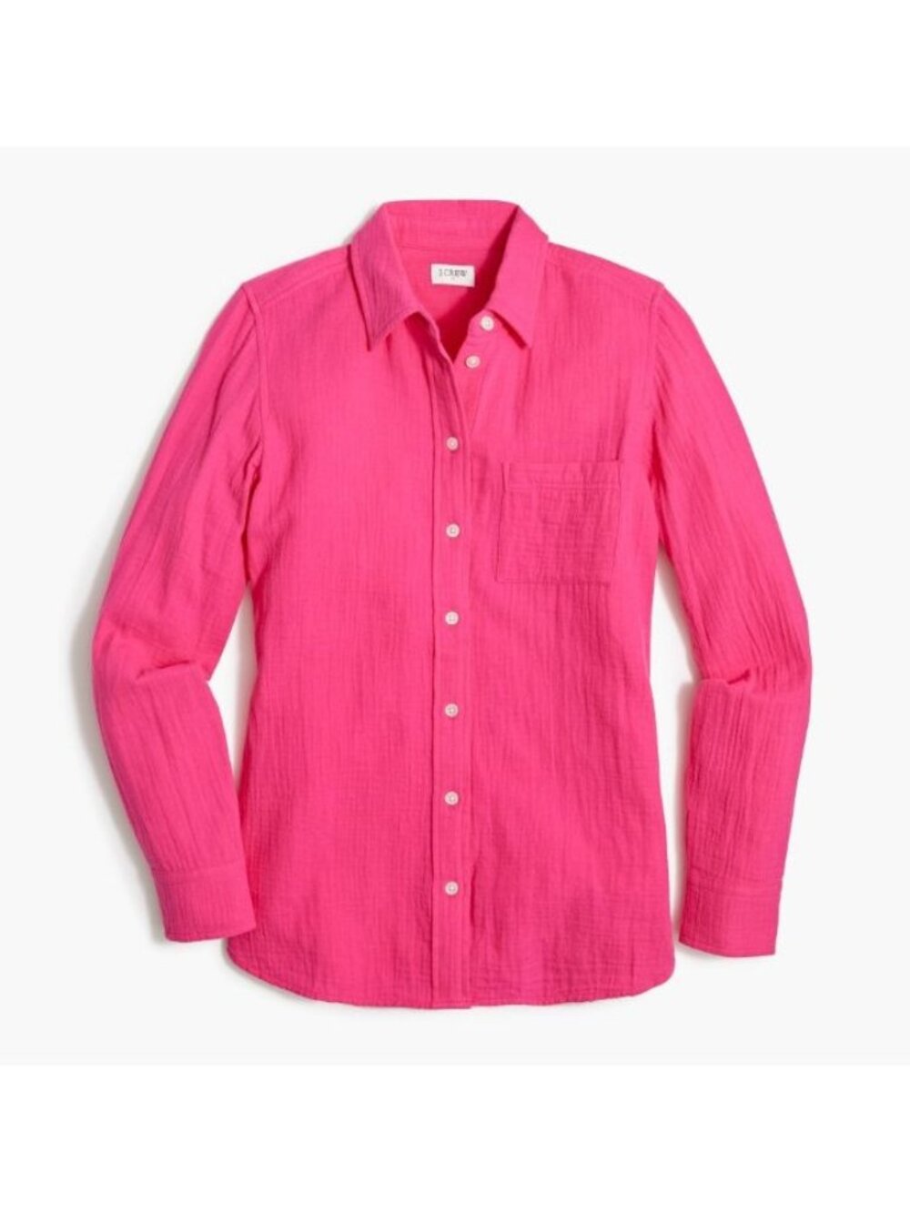 J.Crew Factory Women's Gauze Button-up Shirt With Pocket, XL, NWT, BI216